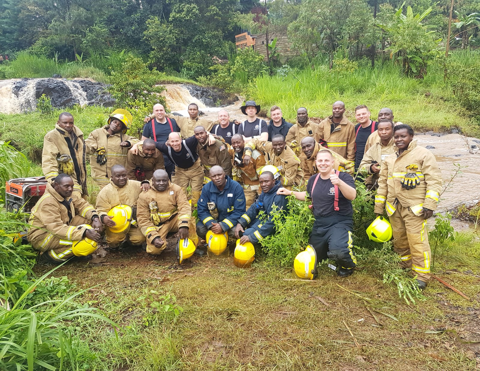 MERU FIRE CREW UPSCALE THEIR RESCUE SERVICES.
